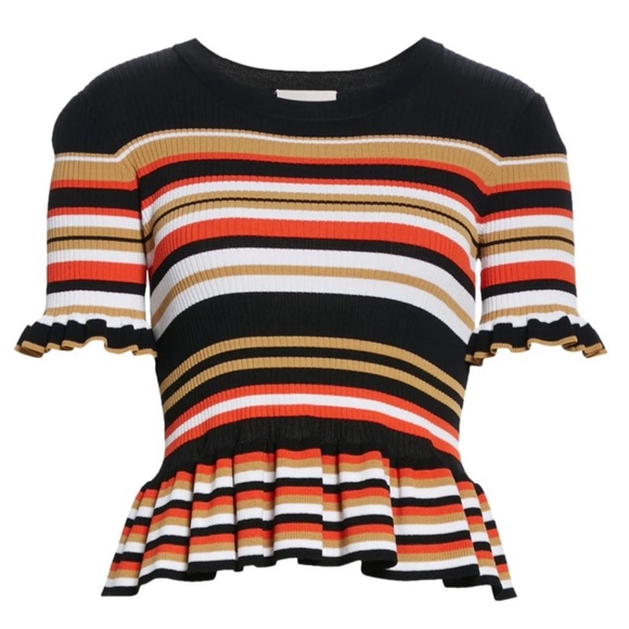 Cinq À Sept Tops | Milly Sweater Black Multi Size XS - Picture 1 of 5